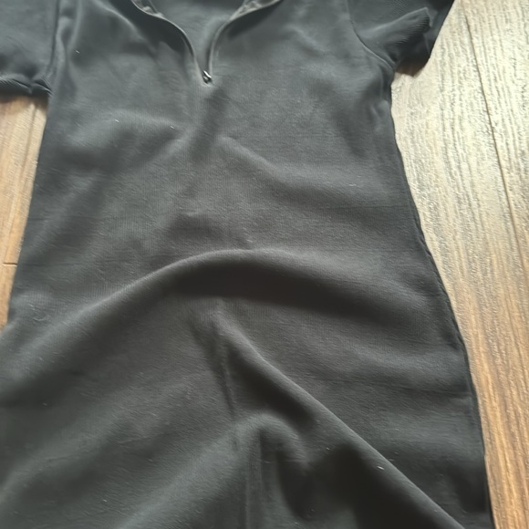 Black Ribbed Dress - Picture 5 of 7